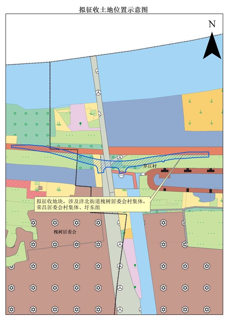 运河堤路示意图